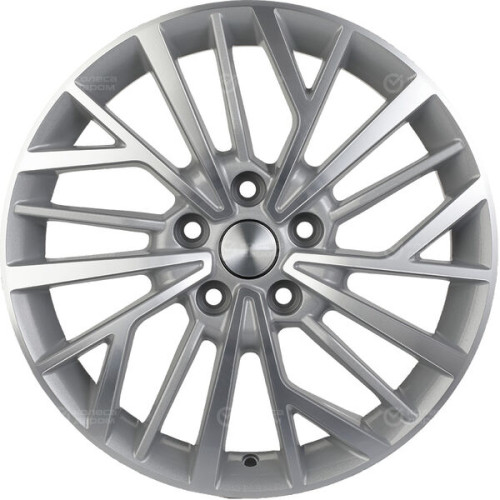 Колесный диск Carwel Токо 1717 7xR17 5x114.3 ET37 DIA66.5 серебристый с полированной лицевой частью