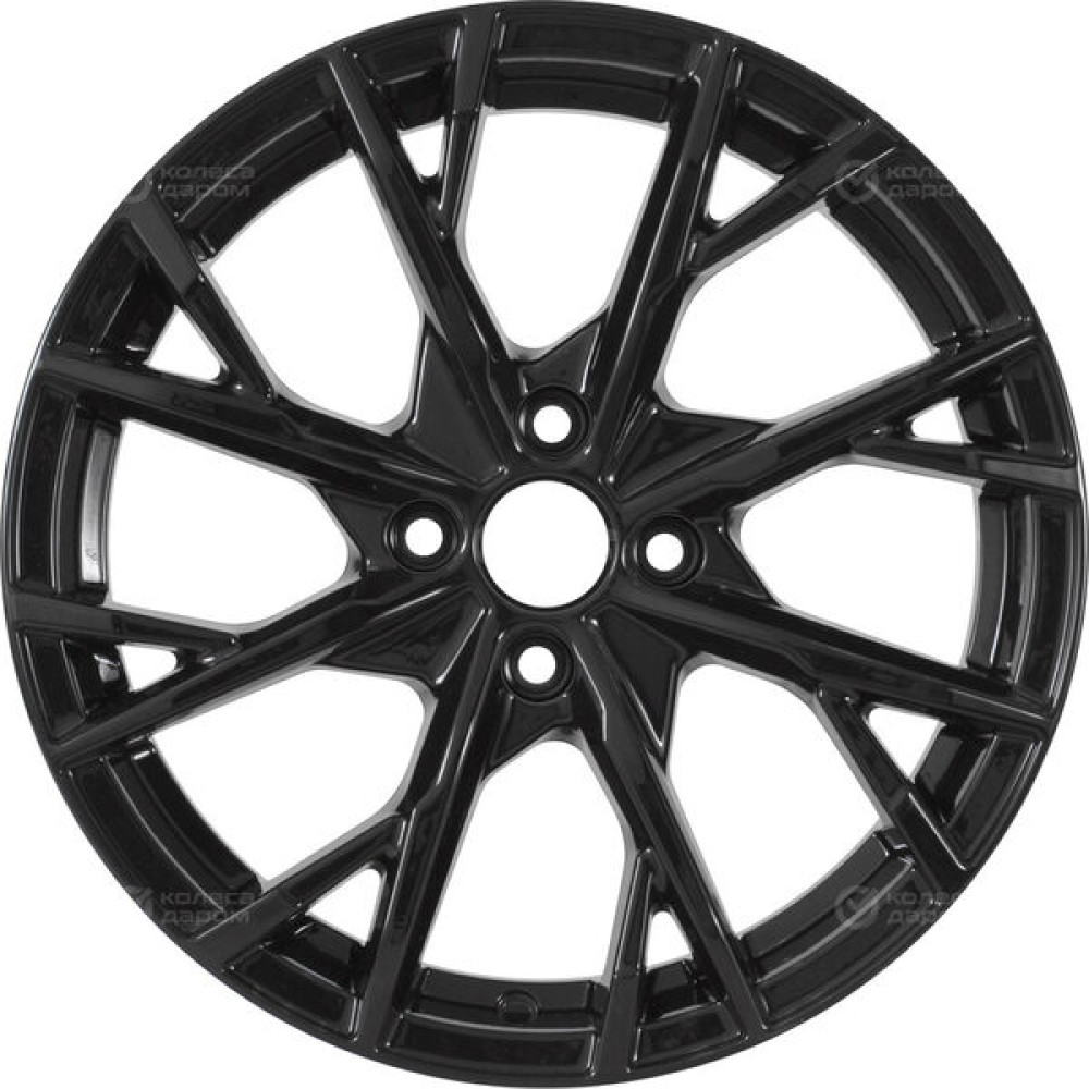 Колесный диск WUP Up126 6.5xR16 4x100 ET41 DIA60.1 черный глянцевый