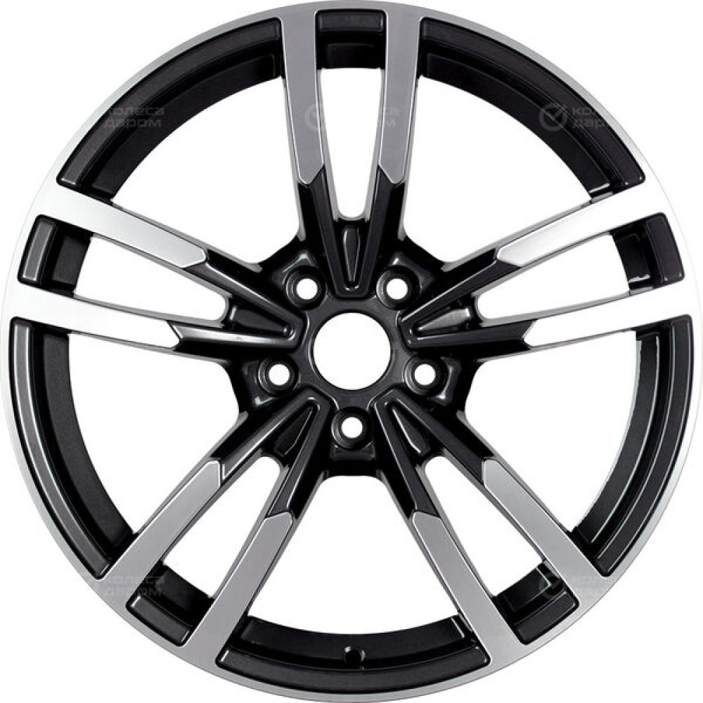 Колесный диск Replay CL20 8xR18 5x120 ET37 DIA67.1 черный глянцевый с полированной лицевой частью