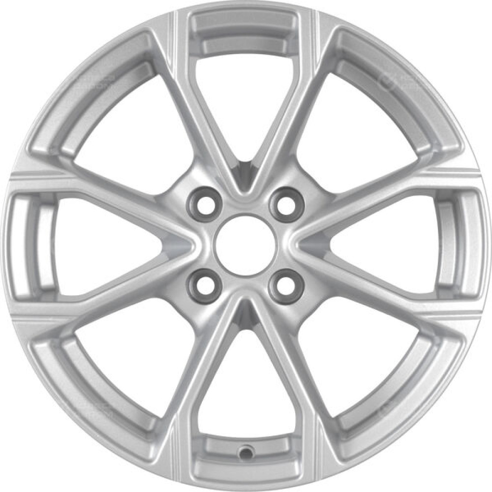 Колесный диск KDW KD1590 6xR15 4x98 ET35 DIA58.6 серебристый