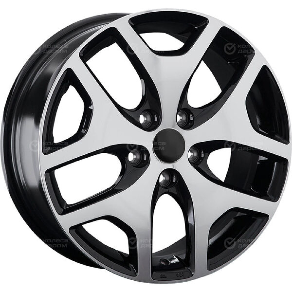 Колесный диск Replay SB43 7xR17 5x114.3 ET55 DIA56.1 черный полностью полированный