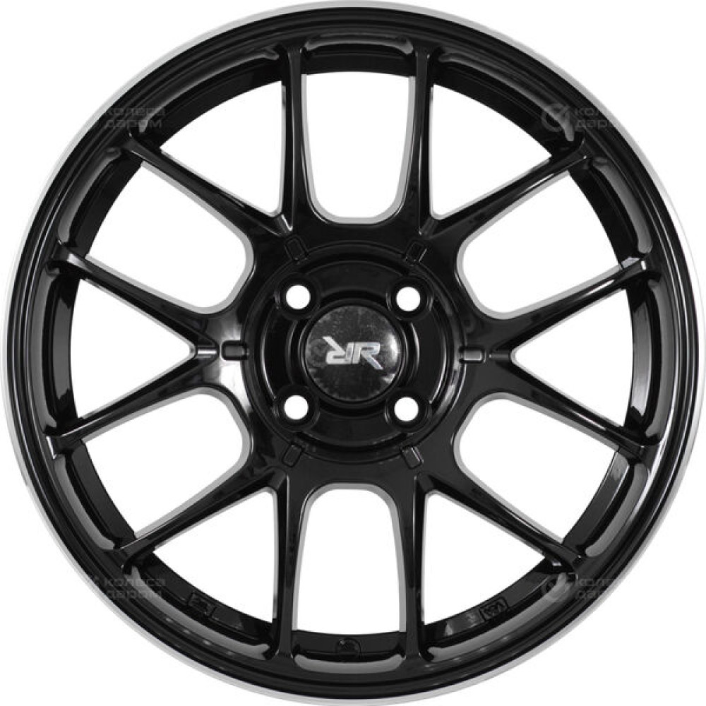 Колесный диск Race Ready CSSD2795 7xR16 4x100 ET42 DIA60.1 чёрный глянец с полированным ободом