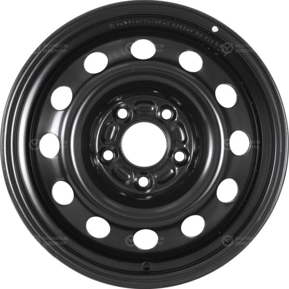 Колесный диск Евразиа ТАПО 64L35F Евразиа ТАПО 6xR15 5x110 ET35 DIA65 черный