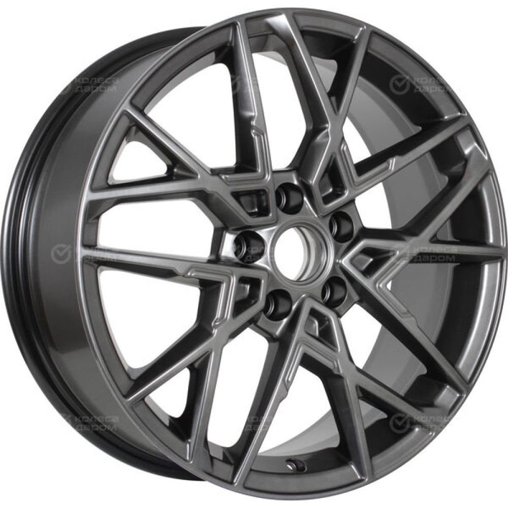 Колесный диск КиК Вудроф 7xR18 5x114.3 ET45 DIA66.1 темно-серебристый