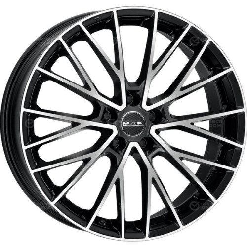 Колесный диск MAK SPECIALE 8.5xR19 5x114.3 ET40 DIA76 черный глянцевый с полированной лицевой частью