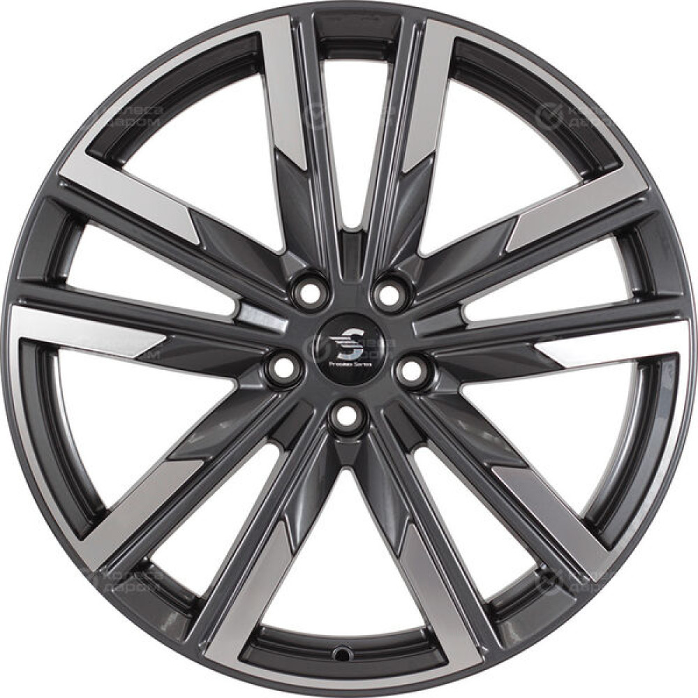 Колесный диск СКАД Premium Series КР014 (20_Audi Q5) 8xR20 5x112 ET39 DIA66.6 (уценка) глянцевый черный полностью полированный