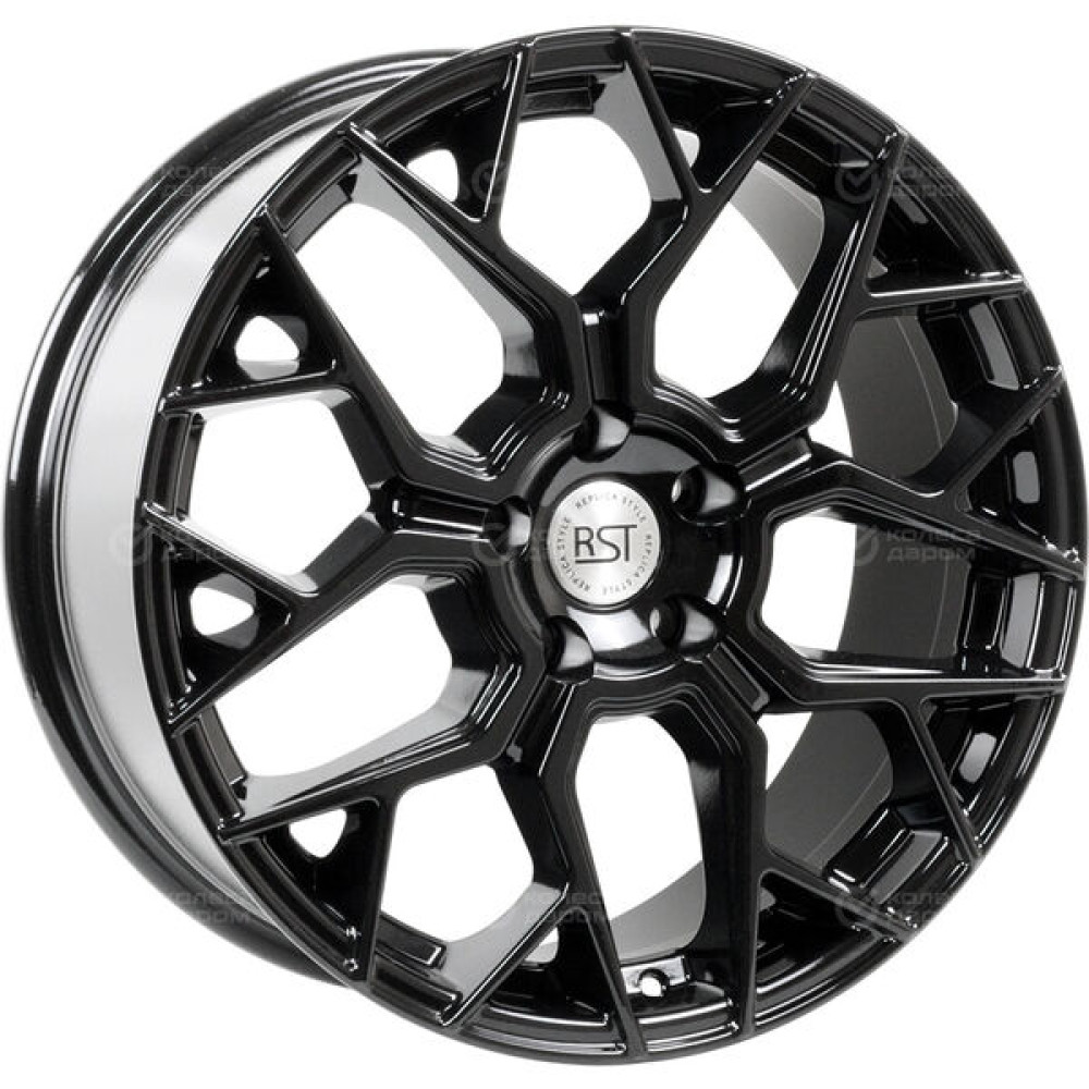 Колесный диск RST R148 8xR18 5x114.3 ET30 DIA60.1 черный глянцевый