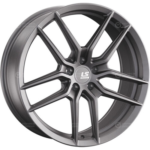 Колесный диск LS FlowForming LS RC55 8xR18 5x114.3 ET35 DIA67.1 серый матовый