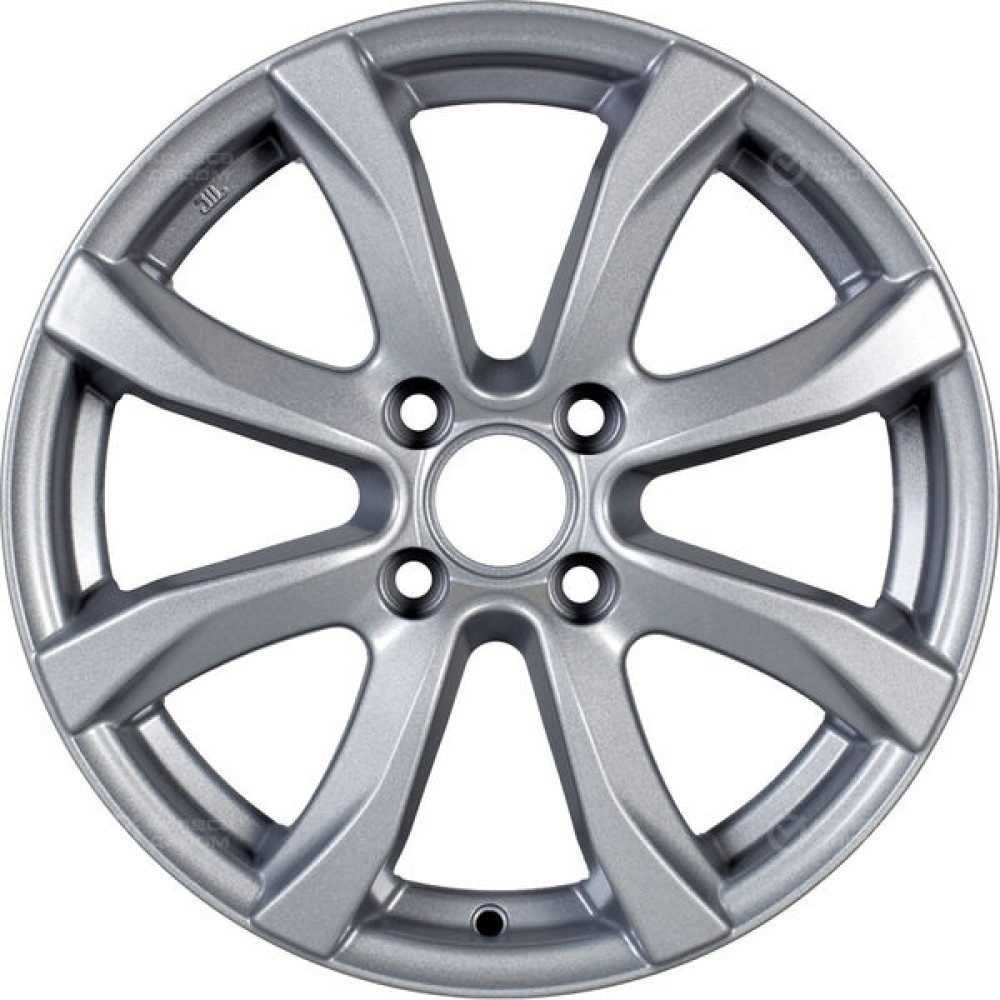 Колесный диск Carwel Омикрон 110 6xR15 4x100 ET50 DIA60.1 серебристый металлик