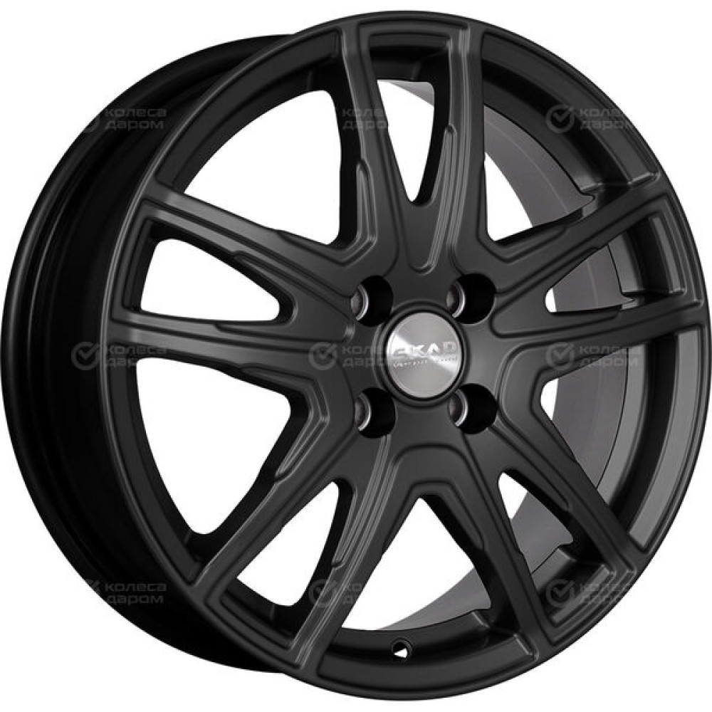 Колесный диск СКАД Сидней 6xR16 4x100 ET41 DIA60.1 черный полностью матовый