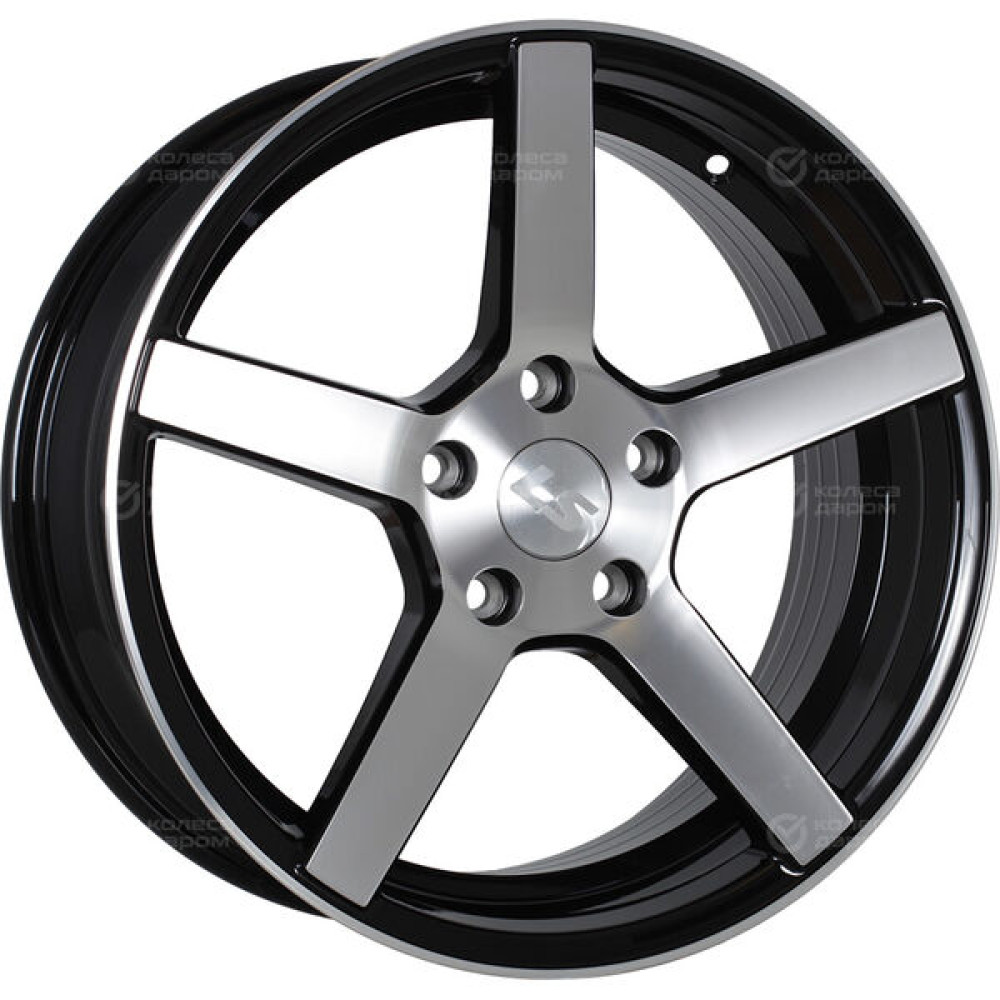 Колесный диск LS LS 742 8.5xR19 5x112 ET40 DIA66.6 черный полностью полированный