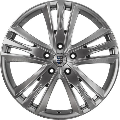 Колесный диск КиК Атлас 8.5xR20 5x120 ET46 DIA74.1 темно-серебристый