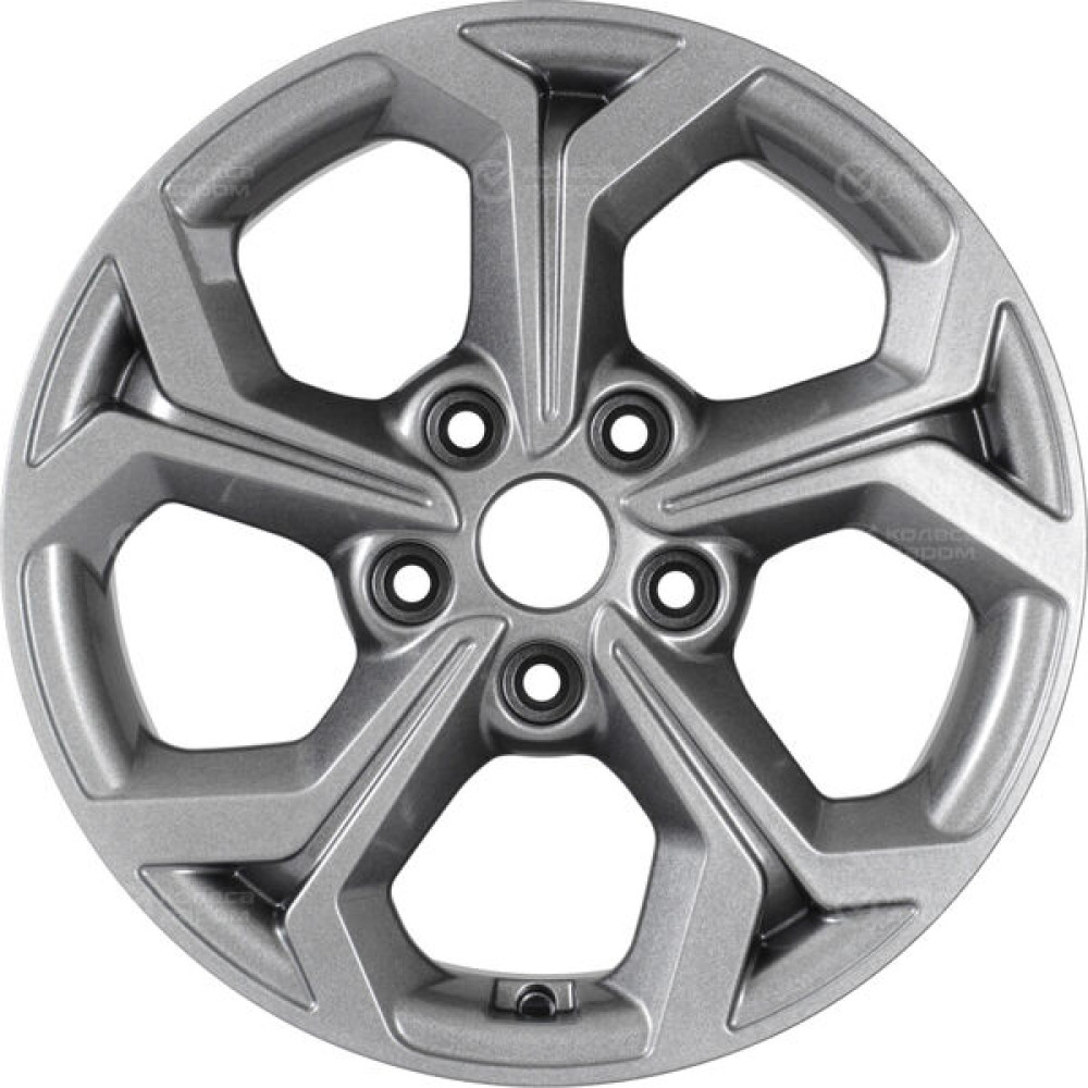 Колесный диск KHOMEN KHW1606 (ZV16_Focus) 6.5xR16 5x108 ET50 DIA63.35 насыщенный темно-серый