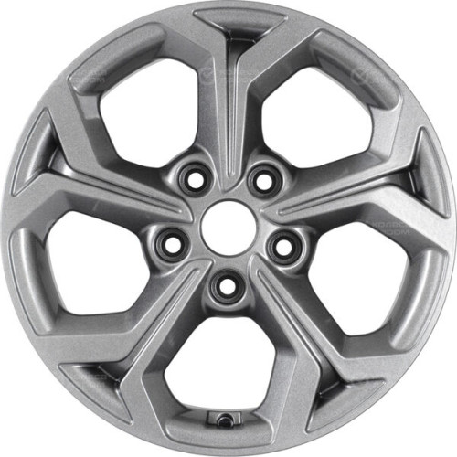 Колесный диск KHOMEN KHW1606 (ZV16_Focus) 6.5xR16 5x108 ET50 DIA63.35 насыщенный темно-серый