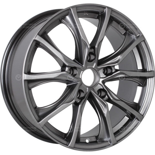 Колесный диск КиК Твист 7.5xR17 5x114.3 ET40 DIA66.1 темно-серебристый