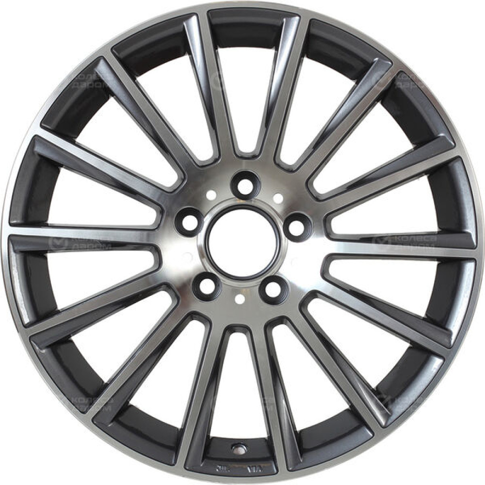 Колесный диск Replay MR139 7.5xR17 5x112 ET37 DIA66.6 насыщенный темно-серый полностью полированный