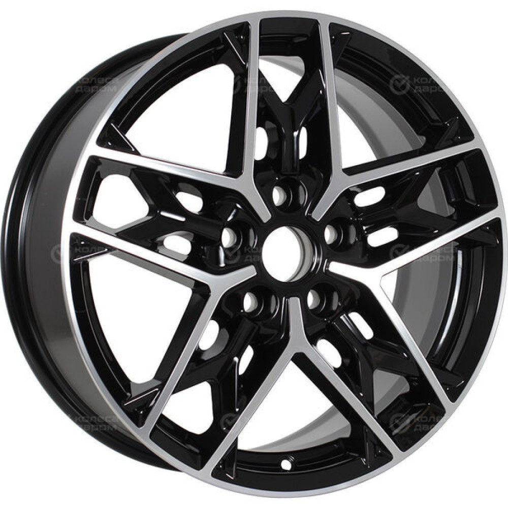 Колесный диск iFree Original КС894 (ZV17_Mazda 6) 7.5xR17 5x114.3 ET50 DIA67.1 черный глянцевый с полированными элементами лицевой поверхности