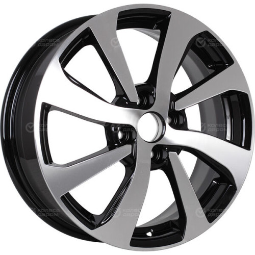 Колесный диск iFree Original КС893 (ZV 16_Sandero Stepway) 6xR16 4x100 ET37 DIA60.1 черный глянцевый с полированными элементами лицевой поверхности