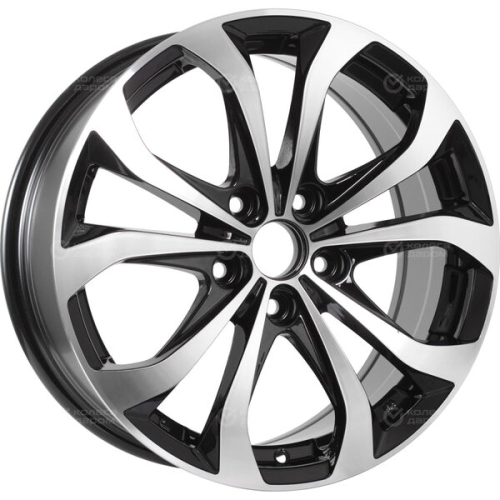 Колесный диск Replay SB64 7xR17 5x114.3 ET48 DIA56.1 черный полностью полированный