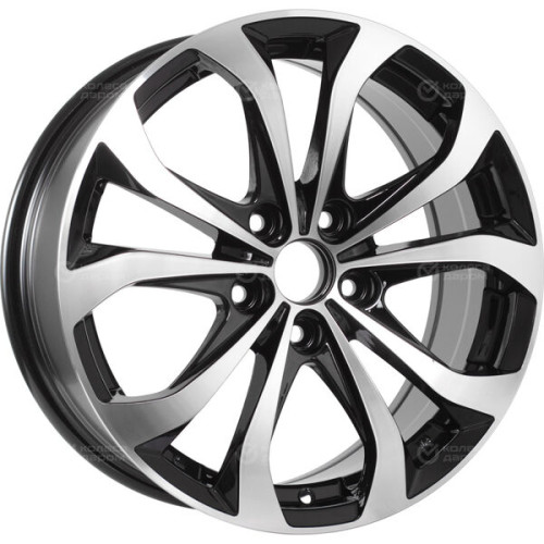 Колесный диск Replay SB64 7xR17 5x114.3 ET48 DIA56.1 черный полностью полированный