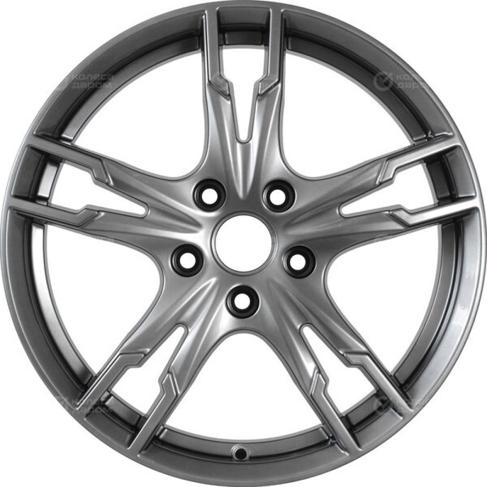 Колесный диск КиК Солар 7xR17 5x114.3 ET45 DIA67.1 темно-серебристый