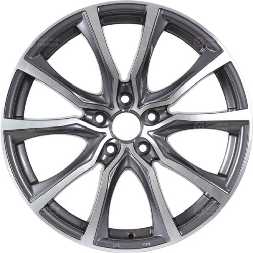 Колесный диск Replay A145 8xR18 5x112 ET39 DIA66.6 насыщенный темно-серый полностью полированный