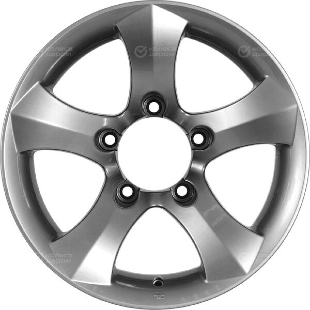 Колесный диск КиК Айсберг 8xR16 5x139.7 ET-10 DIA110.1 темно-серебристый