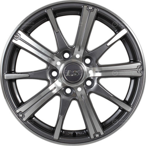 Колесный диск LS LS 209 6.5xR16 5x110 ET37 DIA65.1 насыщенный темно-серый полностью полированный