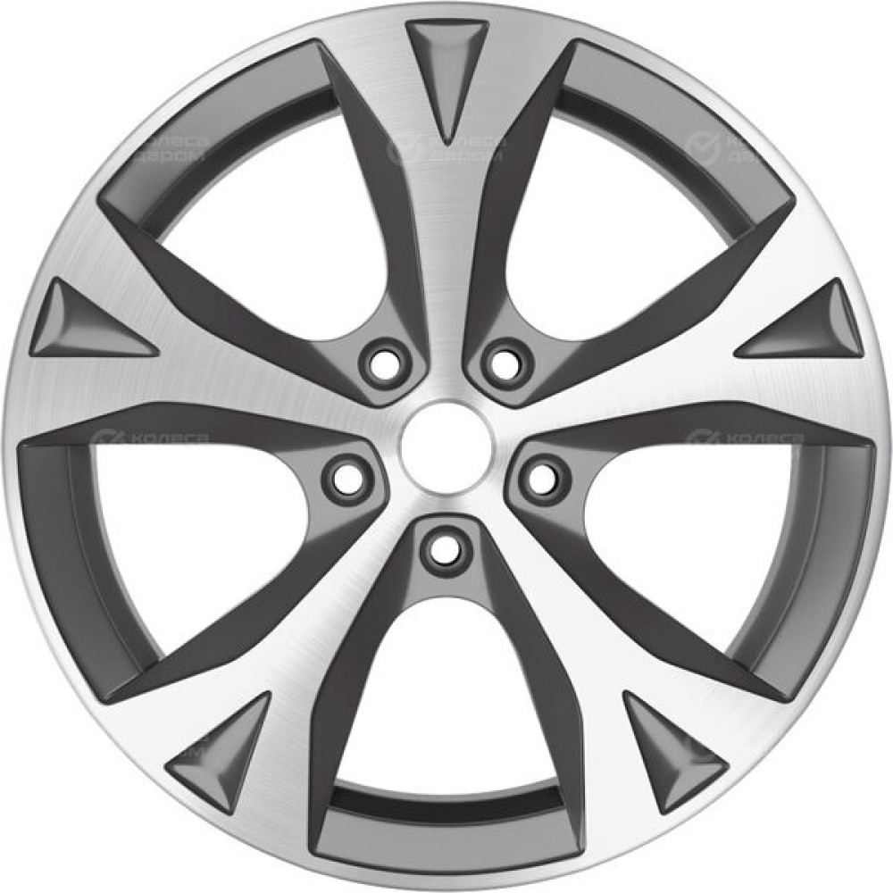 Колесный диск Replay INF35 7.5xR18 5x114.3 ET50 DIA66.1 насыщенный темно-серый полностью полированный