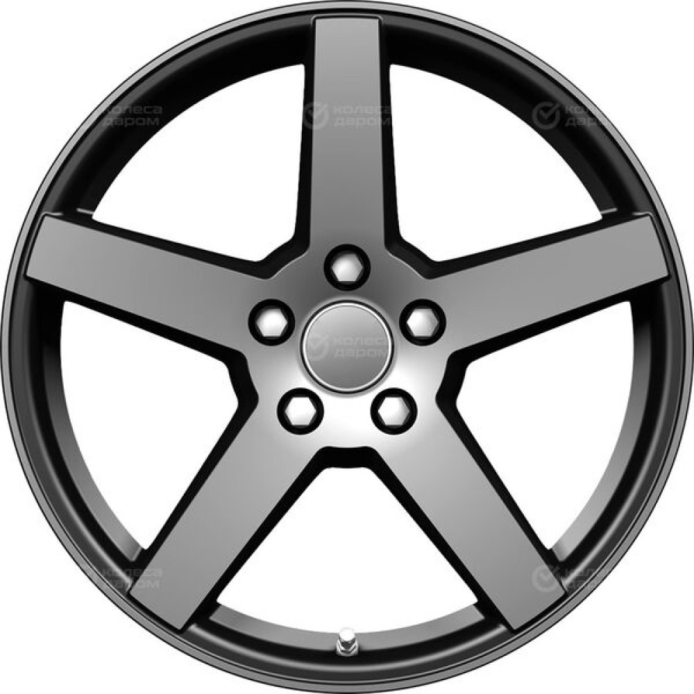 Колесный диск Carwel Дон 261 7xR17 5x114.3 ET45 DIA67.1 чёрный глянцевый с полированной лицевой поверхностью