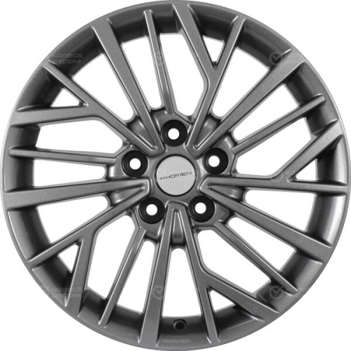 Колесный диск KHOMEN KHW1717 (ZV_17 Seltos/Soul/Sonata) 7xR17 5x114.3 ET50 DIA67.1 насыщенный темно-серый