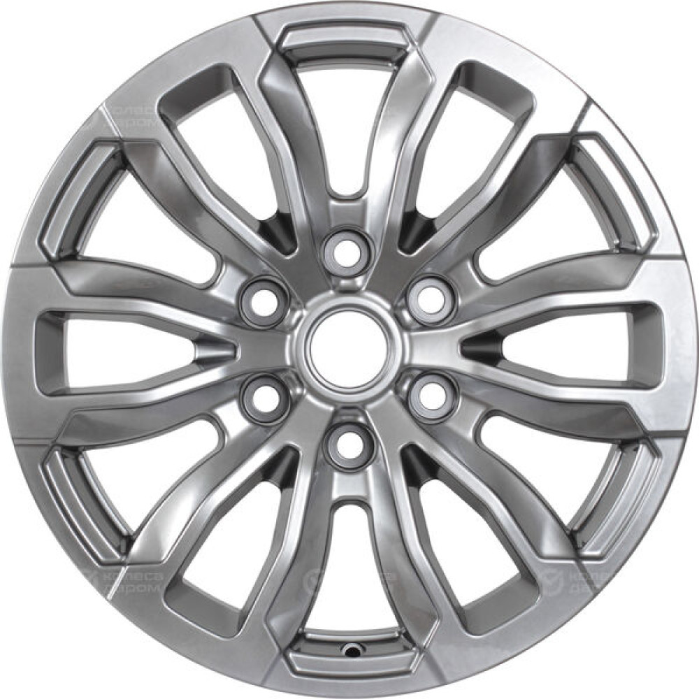 Колесный диск КиК Меконг 7.5xR18 6x139.7 ET36 DIA100.1 темно-серебристый