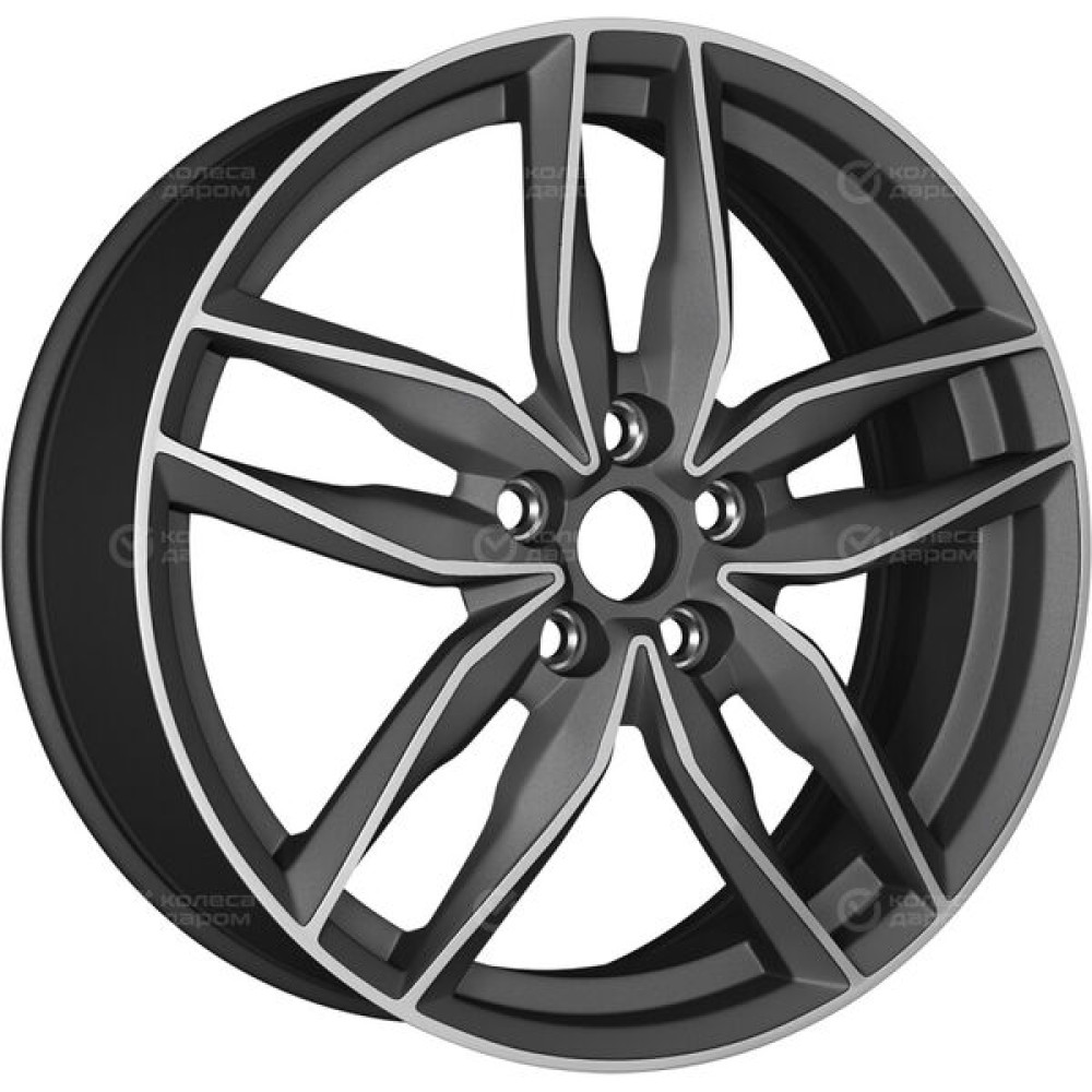 Колесный диск Replay B237 9.5xR21 5x112 ET36 DIA66.6 темно-серый матовый ,частично полированный