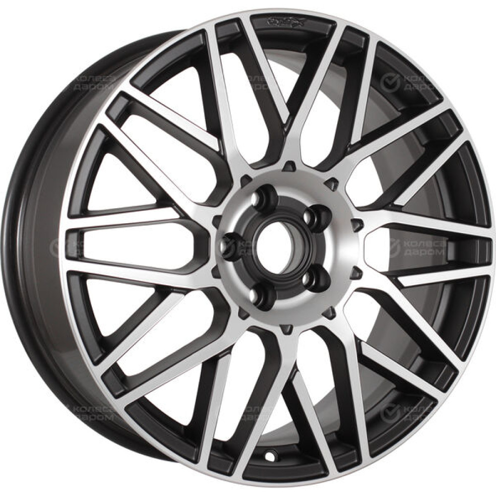 Колесный диск X-trike X133 7.5xR18 5x108 ET36 DIA65.1 черный матовый с полированной лицевой частью