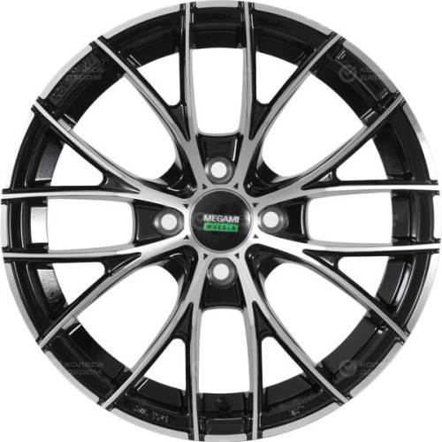 Колесный диск Megami MGM-28 6.5xR15 4x100 ET36 DIA60.1 черный полностью полированный