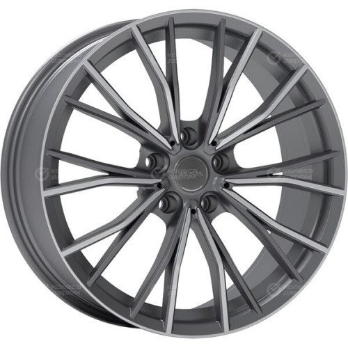 Колесный диск MAK Mark 8xR18 5x120 ET34 DIA72.6 серый с полированной лицевой частью
