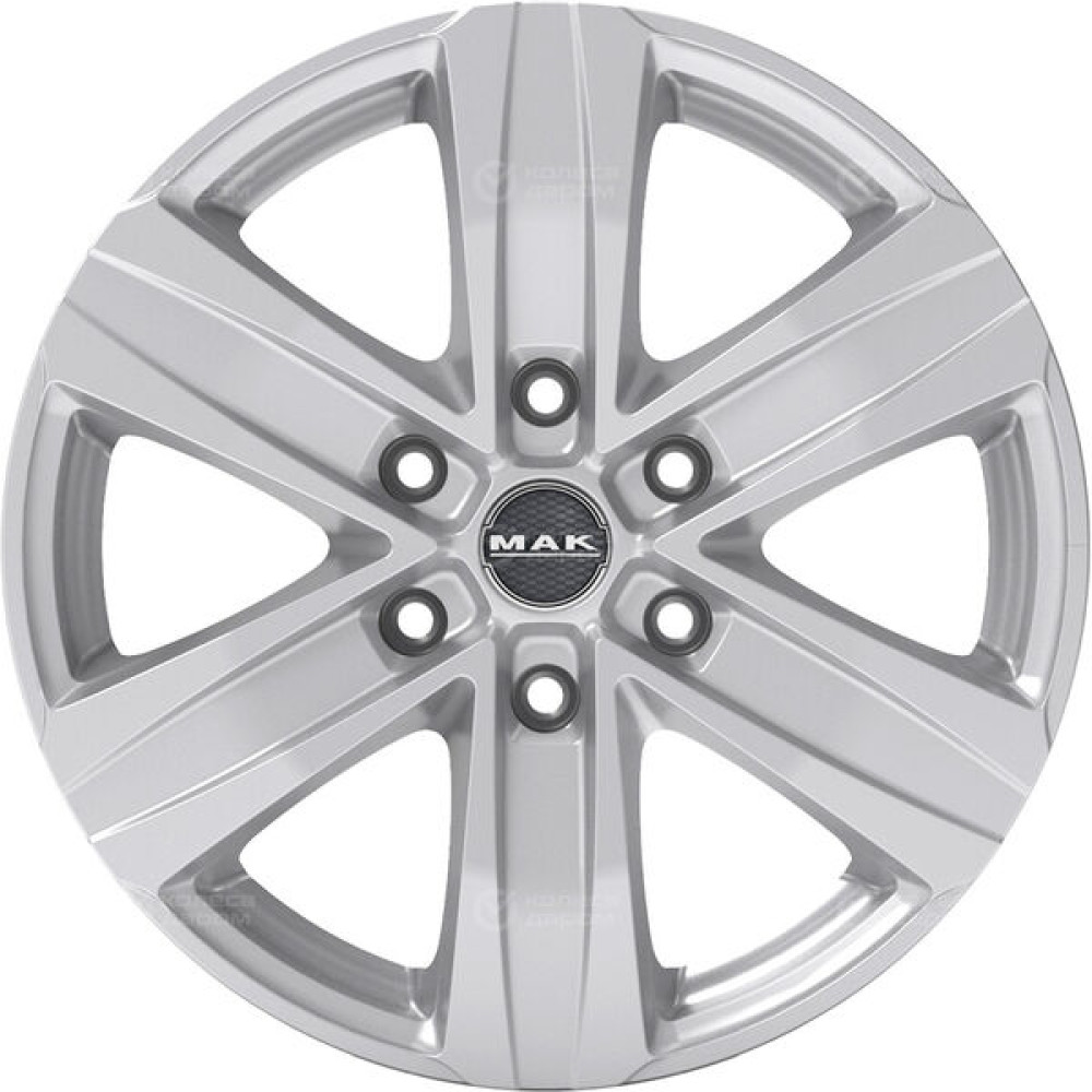 Колесный диск MAK STONE 6 8.5xR20 6x139.7 ET30 DIA100.1 серебристый
