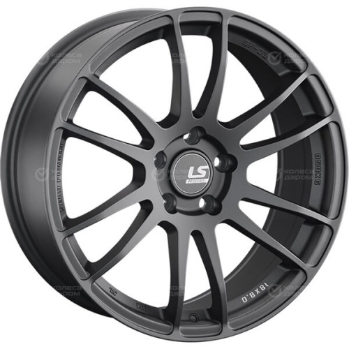 Колесный диск LS FlowForming LS RC02 8xR18 5x112 ET30 DIA66.6 серый матовый