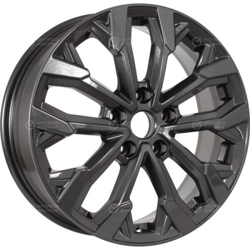 Колесный диск КиК Морейн 6.5xR17 5x114.3 ET40 DIA64.1 (уценка) насыщенный темно-серый полностью полированный