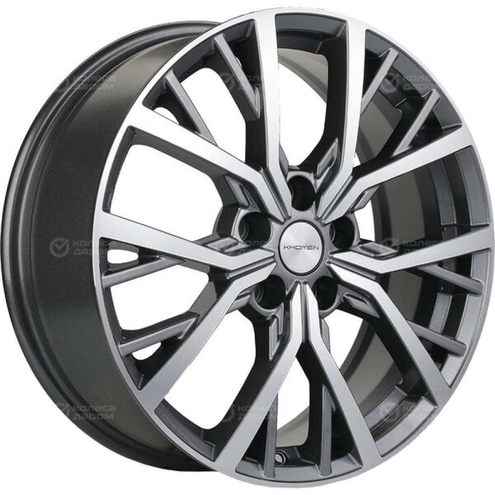 Колесный диск Carwel Тур 1806 7xR18 5x108 ET36 DIA65.1 серый с полированной лицевой частью