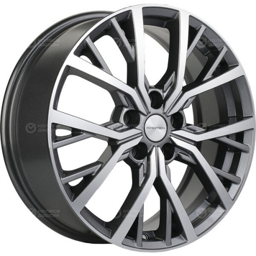 Колесный диск Carwel Тур 1806 7xR18 5x108 ET36 DIA65.1 серый с полированной лицевой частью