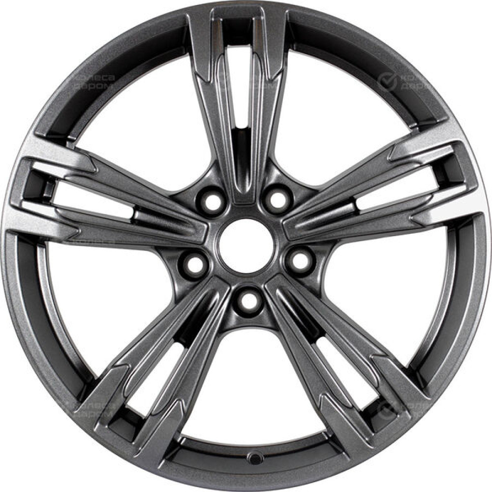 Колесный диск КиК KarreraLight 7xR18 5x108 ET41 DIA59.6 насыщенный темно-серый полностью полированный