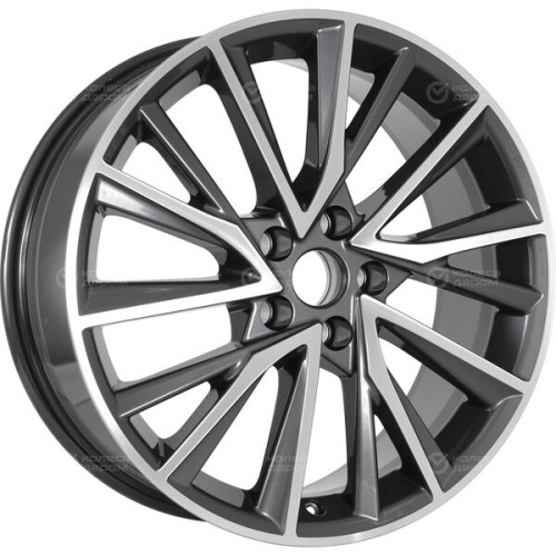 Колесный диск СКАД Premium Series КР010 (18_Tiggo 8 Pro) 7.5xR18 5x108 ET47 DIA60.1 глянцевый темно-серый полностью полированный