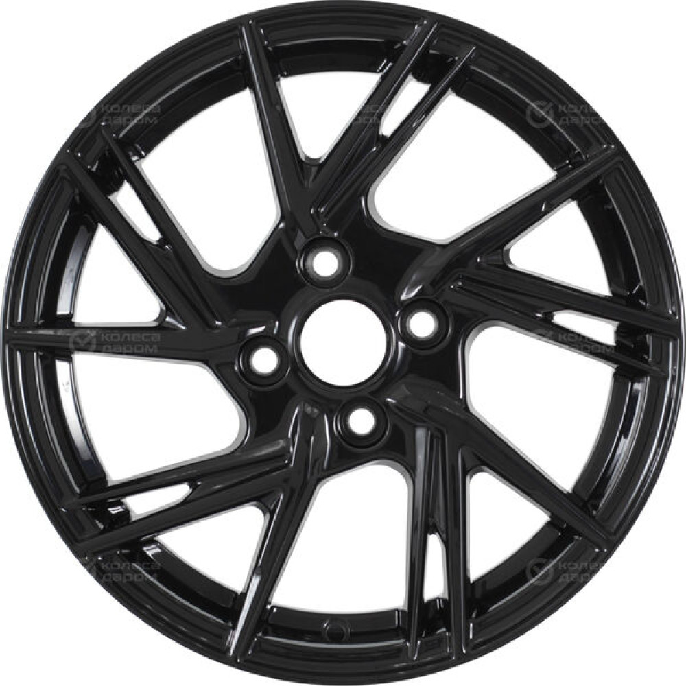 Колесный диск WUP Up115 6.5xR15 4x100 ET40 DIA60.1 черный глянцевый