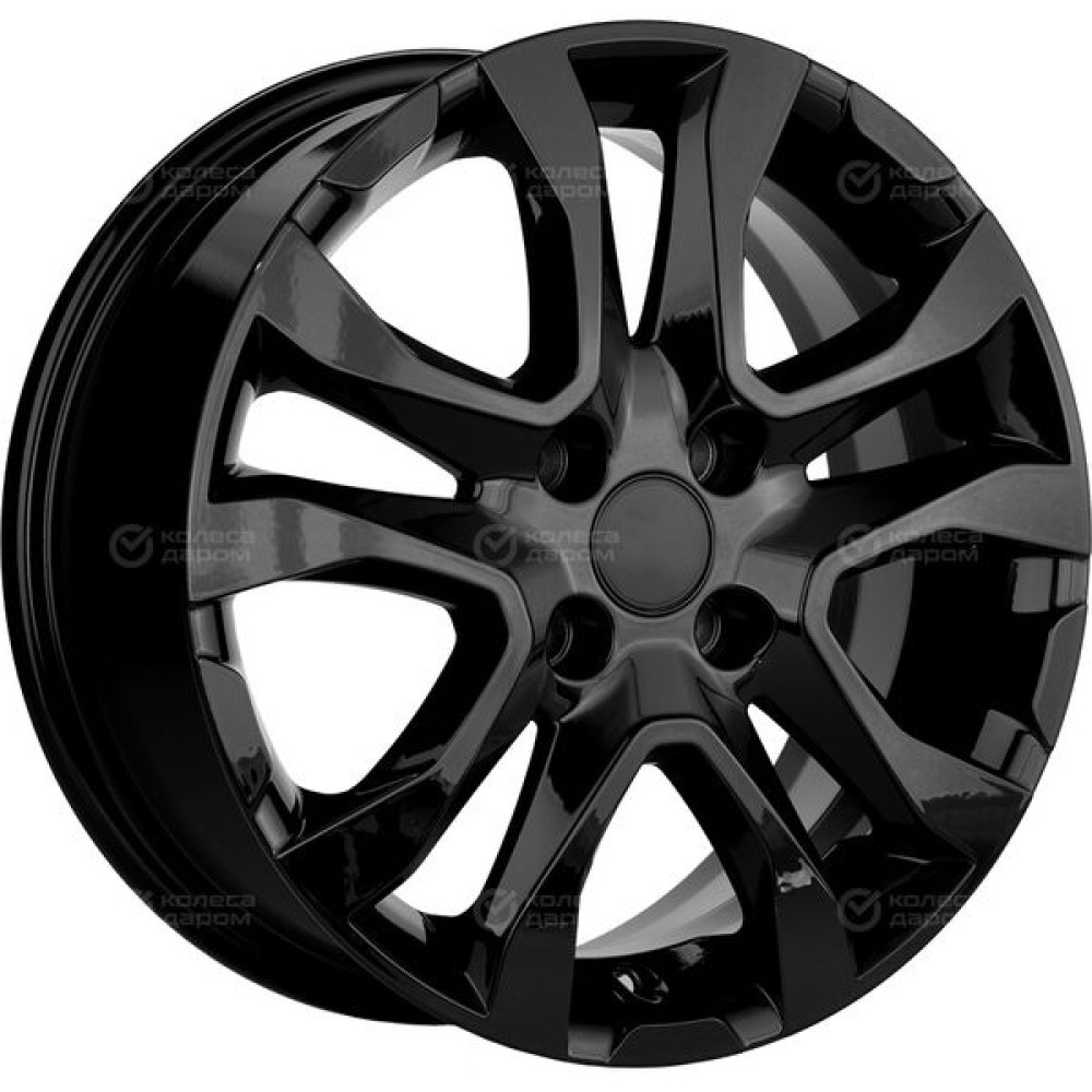 Колесный диск Carwel Тобол 1503 6xR15 4x100 ET40 DIA60.1 чёрный