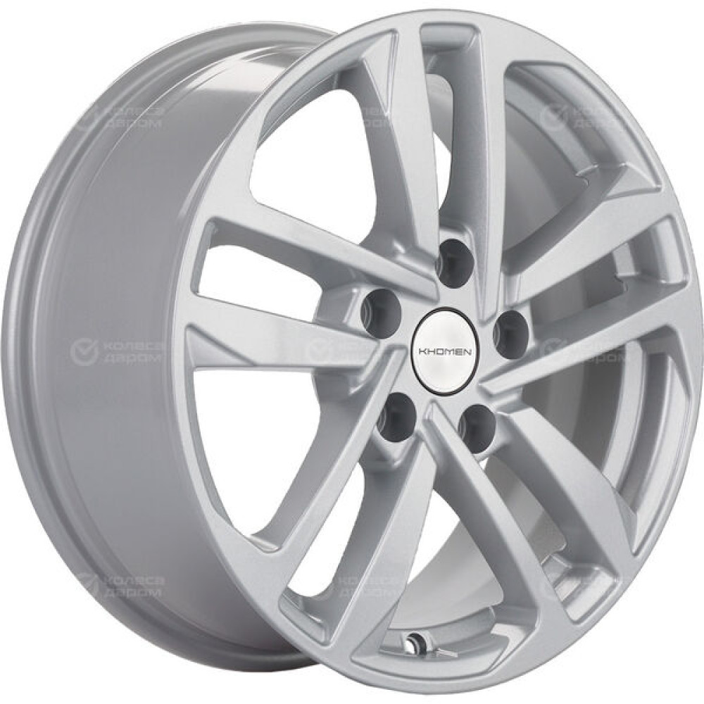 Колесный диск KHOMEN KHW1612 (ZV_16 Mazda 3/ix35) 6.5xR16 5x114.3 ET45 DIA67.1 серебристый