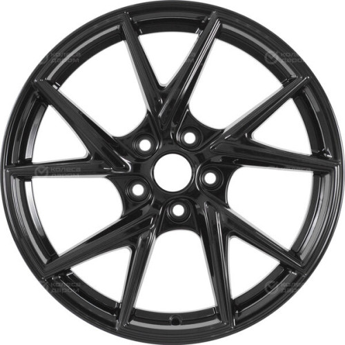 Колесный диск WUP Up105 7xR17 5x108 ET40 DIA54.1 черный глянцевый