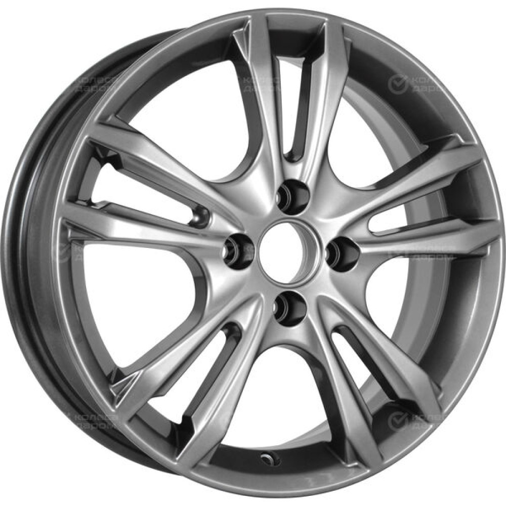 Колесный диск КиК Samara 6xR16 5x112 ET45 DIA66.6 темно-серебристый