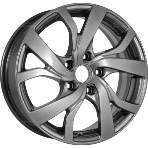 Колесный диск КиК Палермо-оригинал 6.5xR16 5x112 ET50 DIA57.1 темно-серебристый