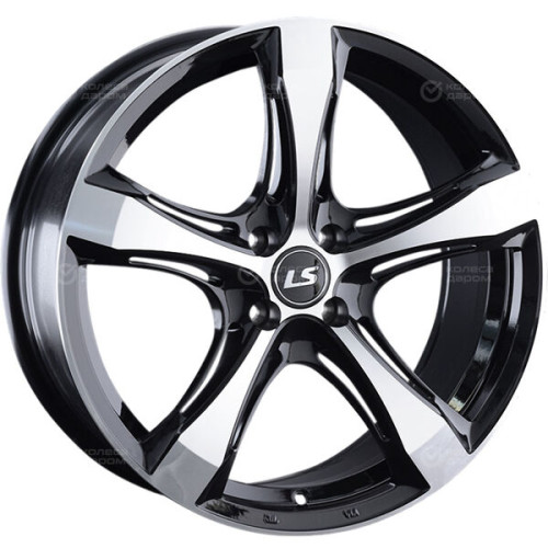 Колесный диск LS LS 1053 7.5xR17 5x114.3 ET45 DIA67.1 черный полностью полированный